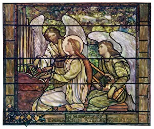 Organ Gallery: Angel Musician - Window