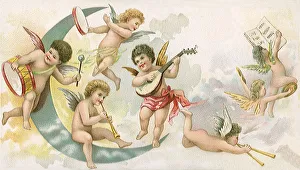 Images Dated 21st August 2020: Angel Musicians