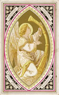 Angels Gallery: Angel Playing Harp