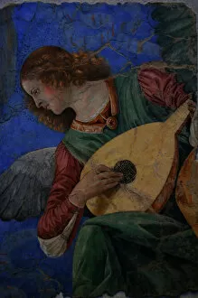 Images Dated 3rd March 2009: Angel playing a lute, Melozzo da Forli