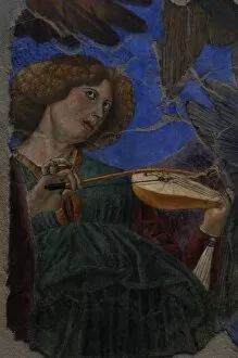 Apostles Collection: Angel playing a violin, c. 1480. Melozzo da Forli (1438-1494