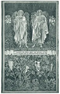 Angels Collection: Angeli Laudantes Tapestry
