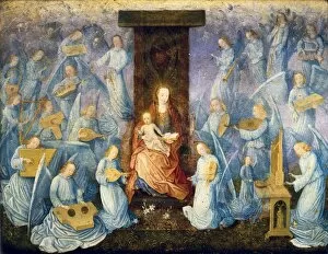 Bilbao Collection: Angelical concert. 15th-16th c. Flemish art