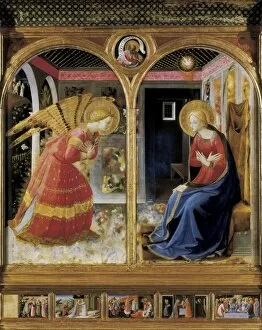 Monte Gallery: ANGELICO, Fra (1387-1455). The Annunciation
