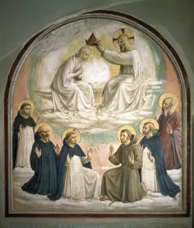 ANGELICO, Fra (1387-1455). Coronation of