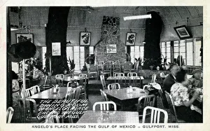 Chef Prints: Angelo's Place facing the Gulf of Mexico, Gulfport, Mississi