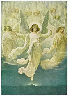 Angels Gallery: Angels Announce Jesus