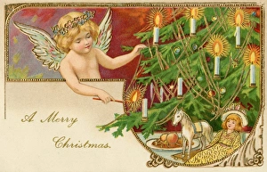 Christmas Gallery: Angels Lights Candles