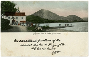 Images Dated 31st August 2016: The Anglers Inn and Lake, Ennerdale, Cumbria, Lake District
