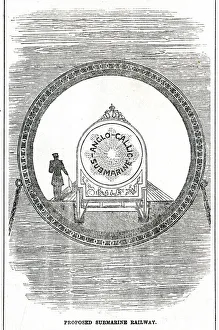 Images Dated 27th March 2019: ANGLO-GALLIC SUBMARINE 1855