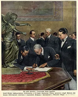 Agreement Gallery: ANGLO-ITALIAN AGREEMENT