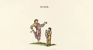 Anglo-Saxon gleemen performers