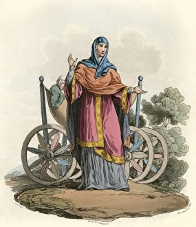 Images Dated 9th June 2011: Anglo-Saxon Lady