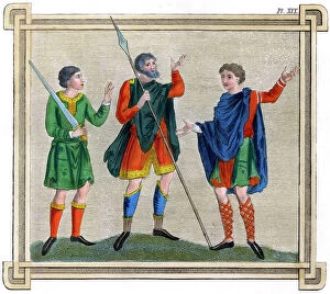Anglo Collection: Anglo-Saxon Men Pl.XIX