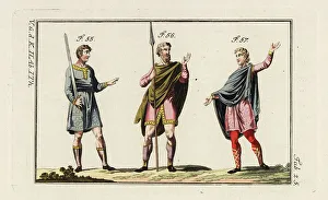 Laces Prints: Anglo Saxon soldiers and nobleman
