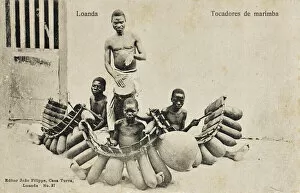 Musicians Collection: Angola, Africa - Marimba Players