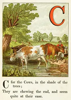 1867 Prints: Animals / Cattle / Alphabet