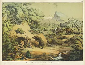 Dwelling Prints: Animals and homo sapiens at the time of the Flood