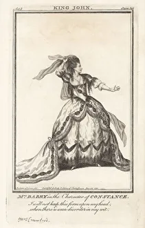 Thespian Prints: Ann Barry as Constance in King John, 1774