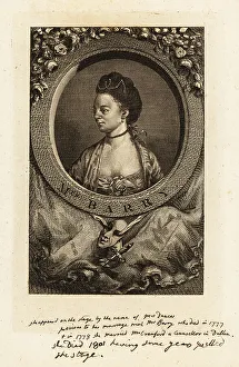 Choker Prints: Ann Street Barry, English singer, dancer and stage actress