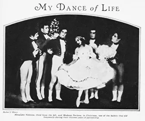 Anna Prints: Anna Pavlova in Christmas with Alexandre Volinine