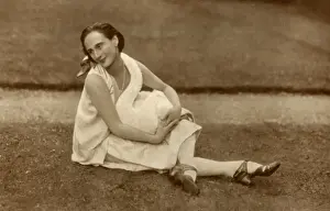 Ballerinas Prints: Anna Pavlova at home