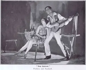 Anna Pavlova and Novikoff in Don Quixote, 1925