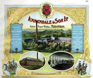 Chimney Prints: Annandale & Son Ltd, Polton Paper Works, Midlothian
