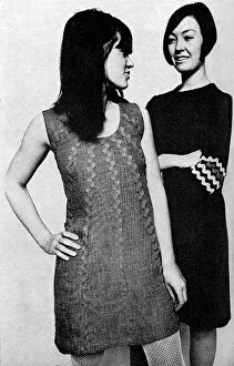 Secretary Gallery: Anne Ballantyne and Rosemary Flegg, 1960s fashions