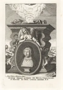 Printer Prints: Anne Bill. mystic wife of printer John Bill, died 1621