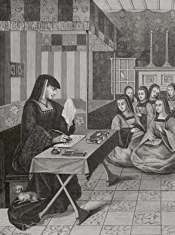 Bertrand Prints: Anne of Brittany (1477-1514). Queen consort of