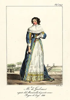 Niece Prints: Anne Budes, Mademoiselle de Guebriant