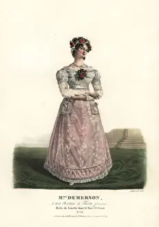 Marin Prints: Anne Demerson as Liselle in Le Mari et l Amant, 1821