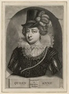 Manner Prints: Anne of Denmark / With Hat