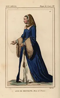 Bretagne Prints: Anne, Duchess of Brittany, Queen of France, 1477-1514