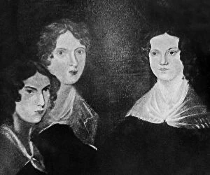 Moors Collection: Anne Emily and Charlotte Bronte Victorian period