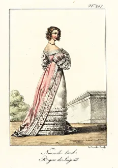Courtesan Prints: Anne Ninon de l'Enclos, French author and courtesan