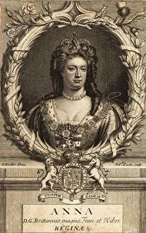 Unicorn Prints: Anne, Queen of England, Scotland and Ireland