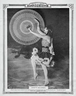 Nightlife Prints: Annette Kellerman at the Hippodrome Theatre, New York, 1925