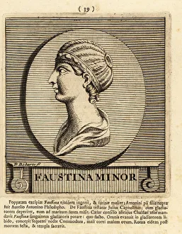 Gods And Heroes Prints: Annia Galeria Faustina the Younger, Roman Empress