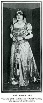 Cleopatra Collection: Annie Raven-Hill as Cleopatra at Artists Ball, 1910