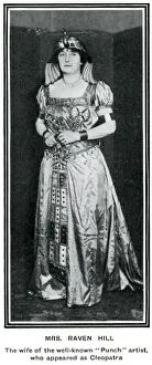 Cleopatra Collection: Annie Raven-Hill as Cleopatra at Artists Ball, 1910