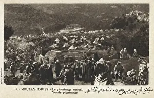 Idriss Prints: Annual Pilgrimage at Moulay-Idriss, Morocco, North Africa