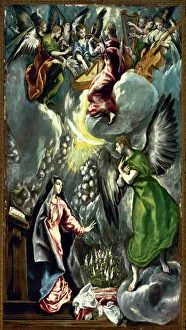 Images Dated 20th September 2016: The Annunciation, 1597-1600, by El Greco