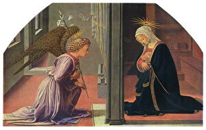 Gabriel Gallery: The Annunciation by Fra Filippo Lippi