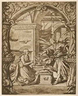Holbein Prints: Annunciation Holbein