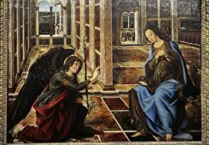 Pollaiuolo Gallery: The Annunciation by Piero del Pollaiuolo (1443-1496)
