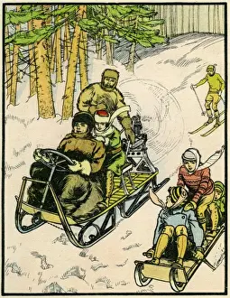 Anon. Motor sleigh (1920)