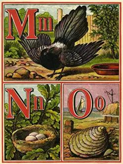 Magpie Prints: Anon. Warne alphabet 1875. MNO