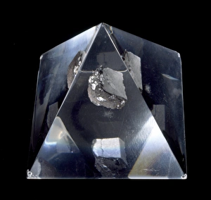 Anorthosite breccia, moon rock Anorthosite breccia, moon rock